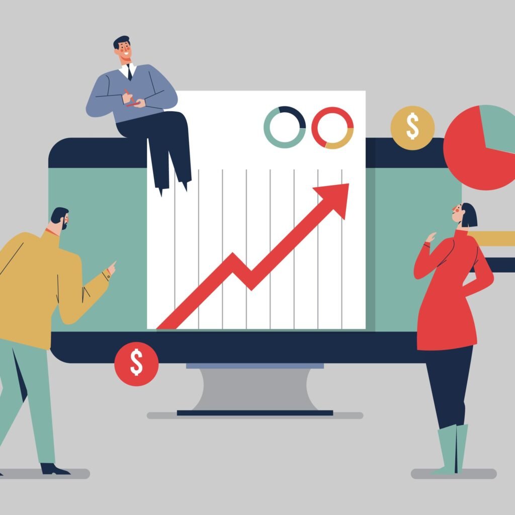 Chart showing key digital transformation success metrics, including revenue growth and customer satisfaction