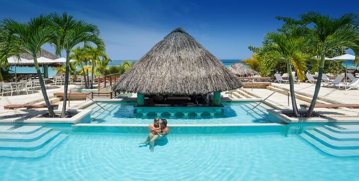 Couples Negril, a relaxing resort in Jamaica ideal for mature couples seeking romance.