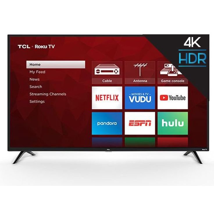 TCL 6-Series Roku TV showcasing vibrant colors in a living room