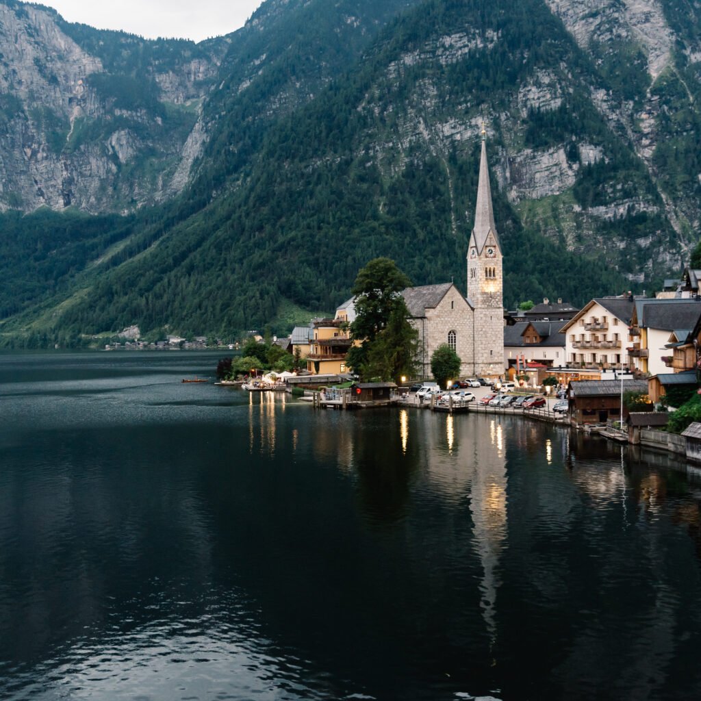 Hallstatt, Austria, a hidden gem village with lakeside views and alpine scenery.